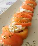 Ensalada de tomate y skyrella