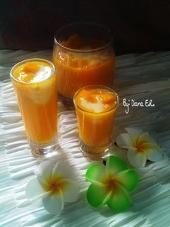 Foto resep Jus Mangga Kekinian tanpa Whipped Cream #EnakanBikinSendiri