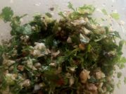 Una foto de pesto de cilantro