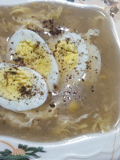A picture of Chicken Corn Soup !.