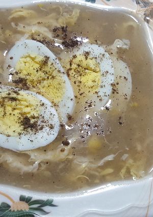 A picture of Chicken Corn Soup !.
