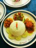 Typical Bengali Platter including Roho Labeo curry and Veggies ♥