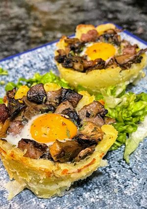 Una foto de Cuencos de huevos de codorniz