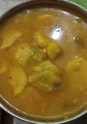 अरबी तोरई की सब्जी (arbi torai ki sabzi recipe in Hindi) रेसिपी मुख्य फोटो