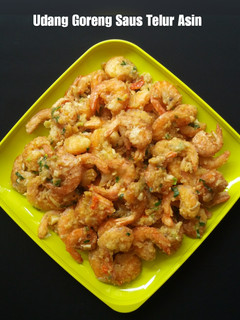 Foto resep Udang Goreng Saus Telur Asin