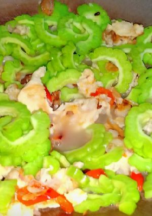 Foto resep Tumis pare telur