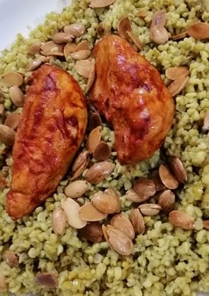 صورة لوصفة فريكه بالدجاج