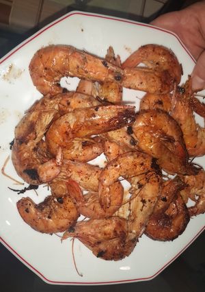 Una foto de Gambas asadas