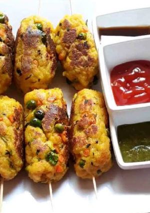 A picture of Idli kebab.