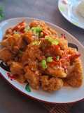 Tempe Goreng Saus Asam Manis