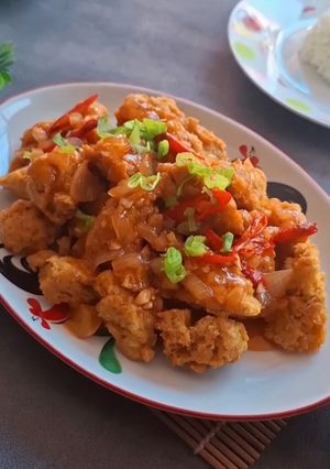 Foto resep Tempe Goreng Saus Asam Manis