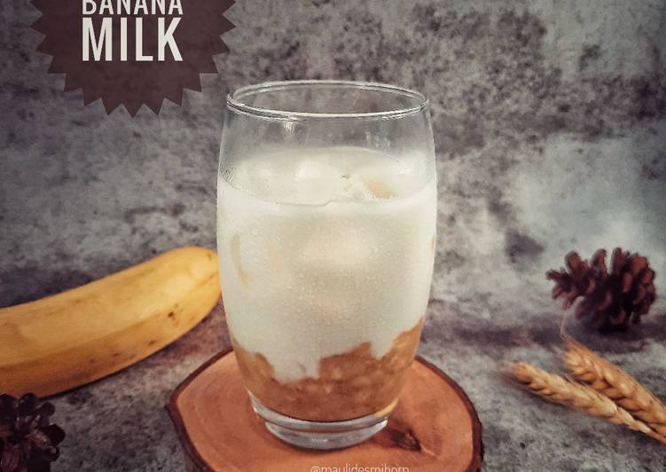 {Resep Korean Banana Milk Kekinian