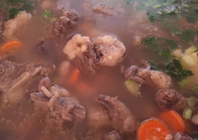 Sop Iga kacang merah