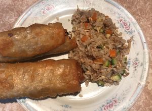 Una foto de Arroz frito chino