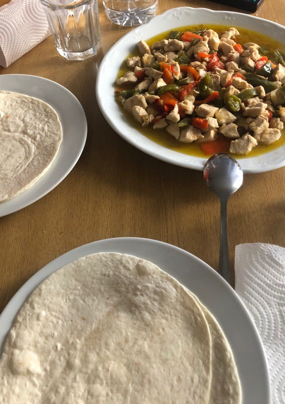 Una foto de Fajitas