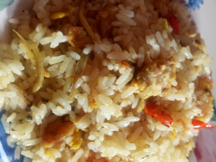 Langkah Mudah untuk Menyiapkan Nasi goreng mentega non msg Anti Gagal