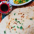 Garlic and coriander Naan