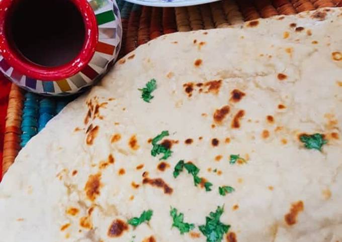 Recipe of Quick Garlic and coriander Naan