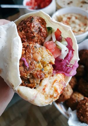 Una foto de Falafel