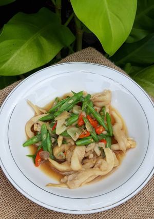 Foto resep Tumis Jamur Tiram Buncis ala Dapurnya Ken