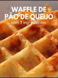 Pão de Queijo de Waffle