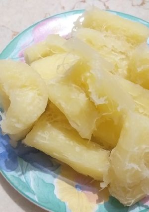Foto resep Singkong rebus asin manis