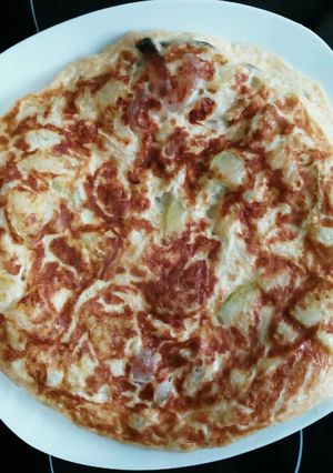 Una foto de Tortilla de Calabacín