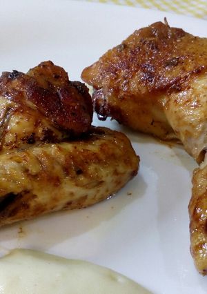 Egyszerű sült csirke recept fotója
