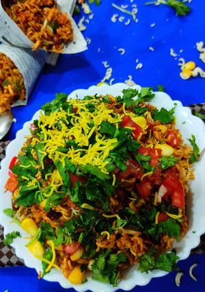A picture of Maggi Bhel.