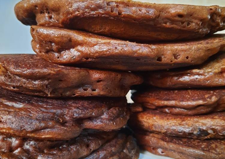 How to Make Homemade Fluffy Choco-Pancakes 🥞