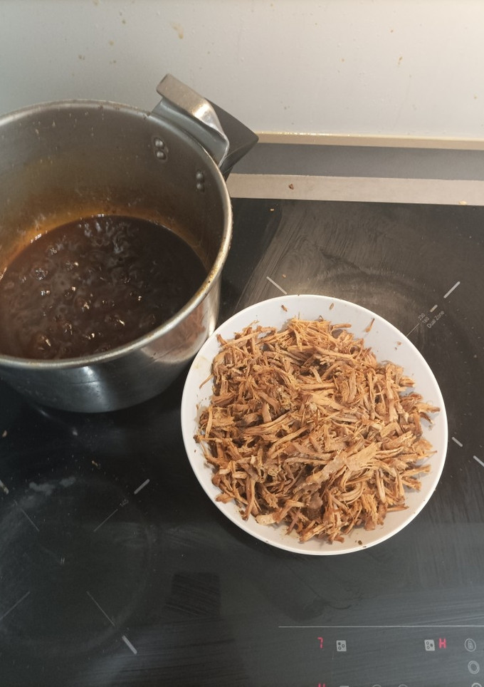 Una foto de Pulled pork (en olla a presión)