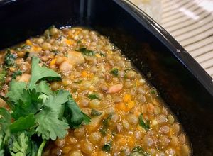 Una foto de Lentejas Orientales Sin gluten