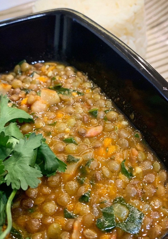 Una foto de Lentejas Orientales Sin gluten