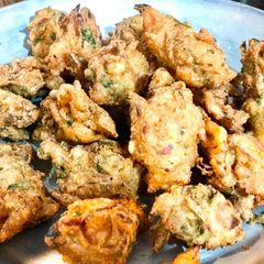 Moong daal k Pakoray A picture of Moong daal k Pakoray.