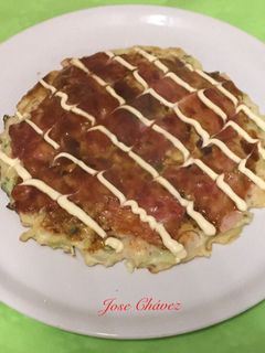 Una foto de Okonomiyaki