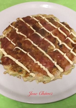 Una foto de Okonomiyaki