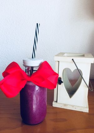 Una foto de Batido frutos rojos y kéfir