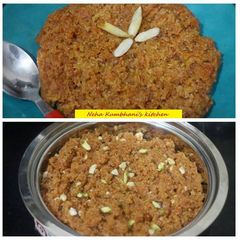 A picture of Gajar ka halwa.