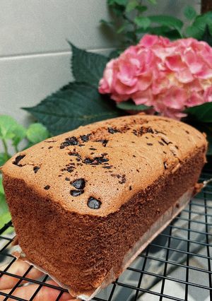 Hình của món Castella chocolate.