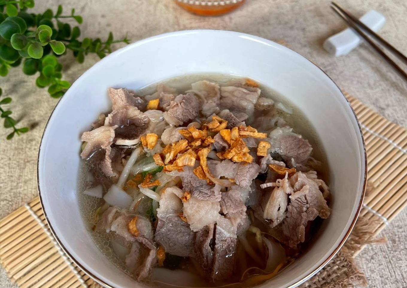 Kwetiau Siram Kuah Daging