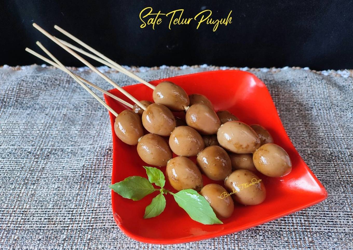Sate Telur Puyuh