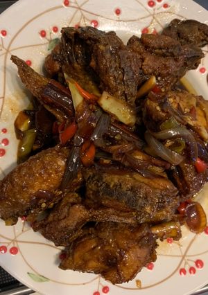 Gambar Ayam masak kicap simple