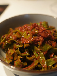 A picture of Linguine Verde alla Puttanesca.