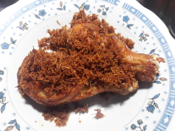 Cara Gampang Menyiapkan Ayam goreng serundeng lengkuas yang Sempurna