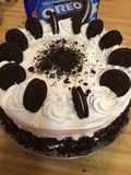 Pastel helado de galletas oreo