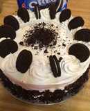 Pastel helado de galletas oreo