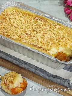 Foto resep Ubi panggang saos keju