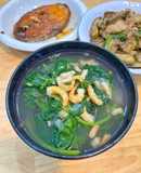 Canh Mồng Tơi Rau Dền Tôm Khô