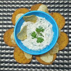 A picture of Healthy Cucumber Dip.