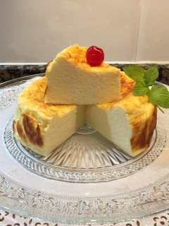 Una foto de Pastel de queso fresco o ricotta, sin azúcar
